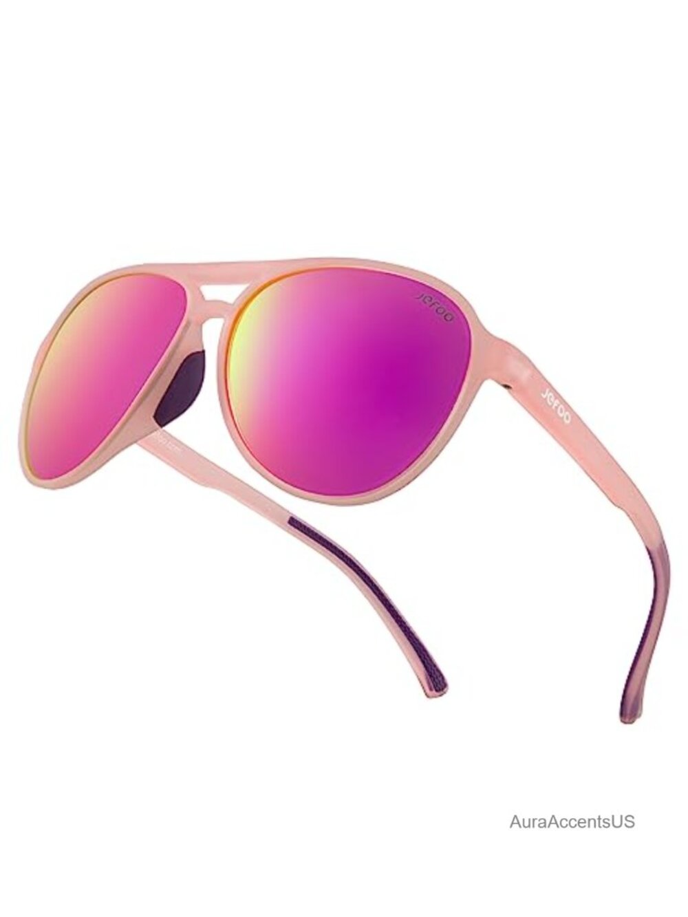 Polarized Aviator Sunglasses Retro TR90 Full Frame UV400 Outdoor Sports